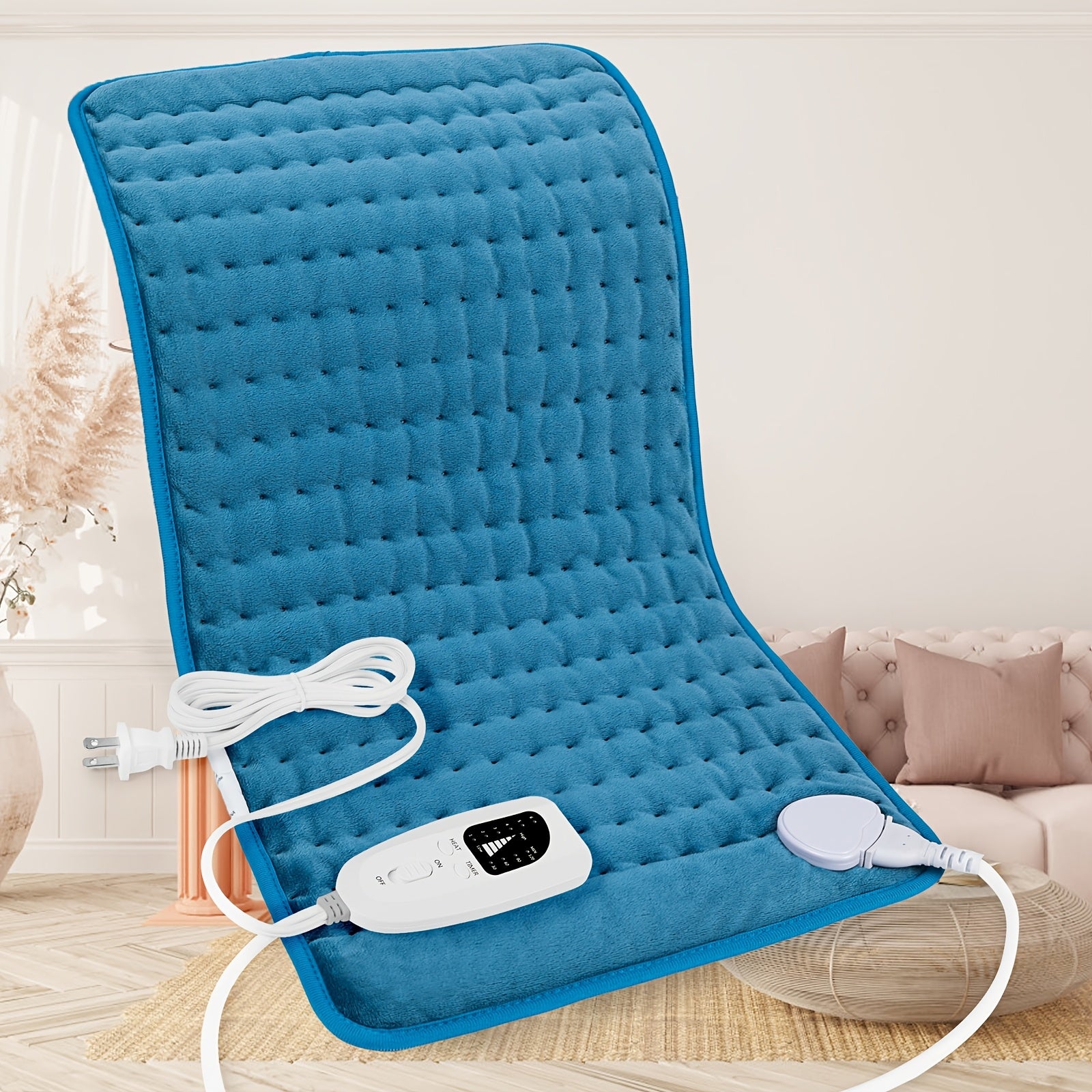 Electric - Ultra-Soft Flannel & Rapid Heating Tech | XL 24"x12" Coverage | 6-Temp Control Up to 140°F | 2H Auto Off & Overheat Protection | Machine Washable | Relieve,, Discomfort | Perfect Holiday Gift for Parents, Home Relax, Therapeutic Heat,