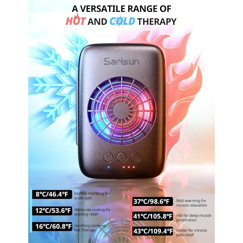 Cold Therapy MachineFathers Day Gifts Electric Heating Cooling Pad for Pain Relief Sore Muscle and Joint Recovery for Sports Injuries in Knee Shoulder Legs Cryotherapy Cold Pad Gifts for men