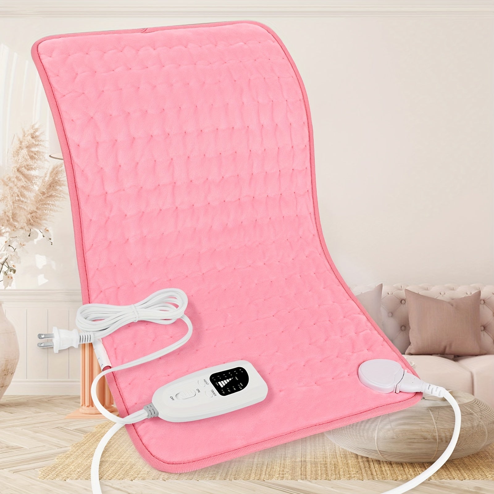 Electric - Ultra-Soft Flannel & Rapid Heating Tech | XL 24"x12" Coverage | 6-Temp Control Up to 140°F | 2H Auto Off & Overheat Protection | Machine Washable | Relieve,, Discomfort | Perfect Holiday Gift for Parents, Home Relax, Therapeutic Heat,