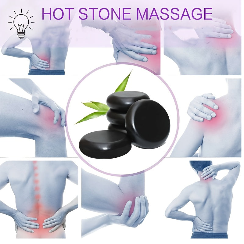 Acada Full Body Stone Heating Mat, Electric Heating Pad For Back Neck Shoulders, Hot Stone Massage Mat, Infrared Heating Auto Shut Off, Adjustable Timer And Temperature, 59" L X 24" W