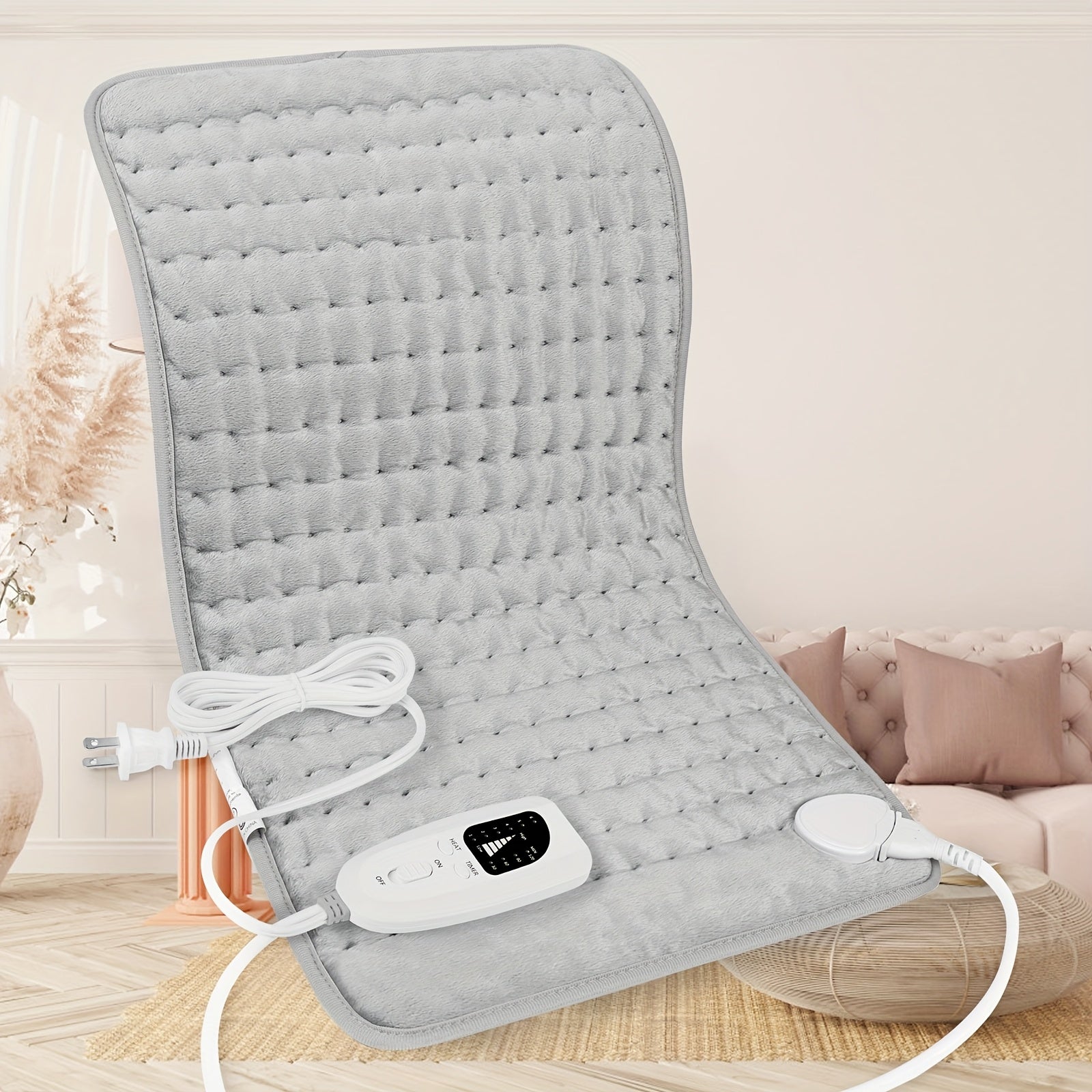 Electric - Ultra-Soft Flannel & Rapid Heating Tech | XL 24"x12" Coverage | 6-Temp Control Up to 140°F | 2H Auto Off & Overheat Protection | Machine Washable | Relieve,, Discomfort | Perfect Holiday Gift for Parents, Home Relax, Therapeutic Heat,