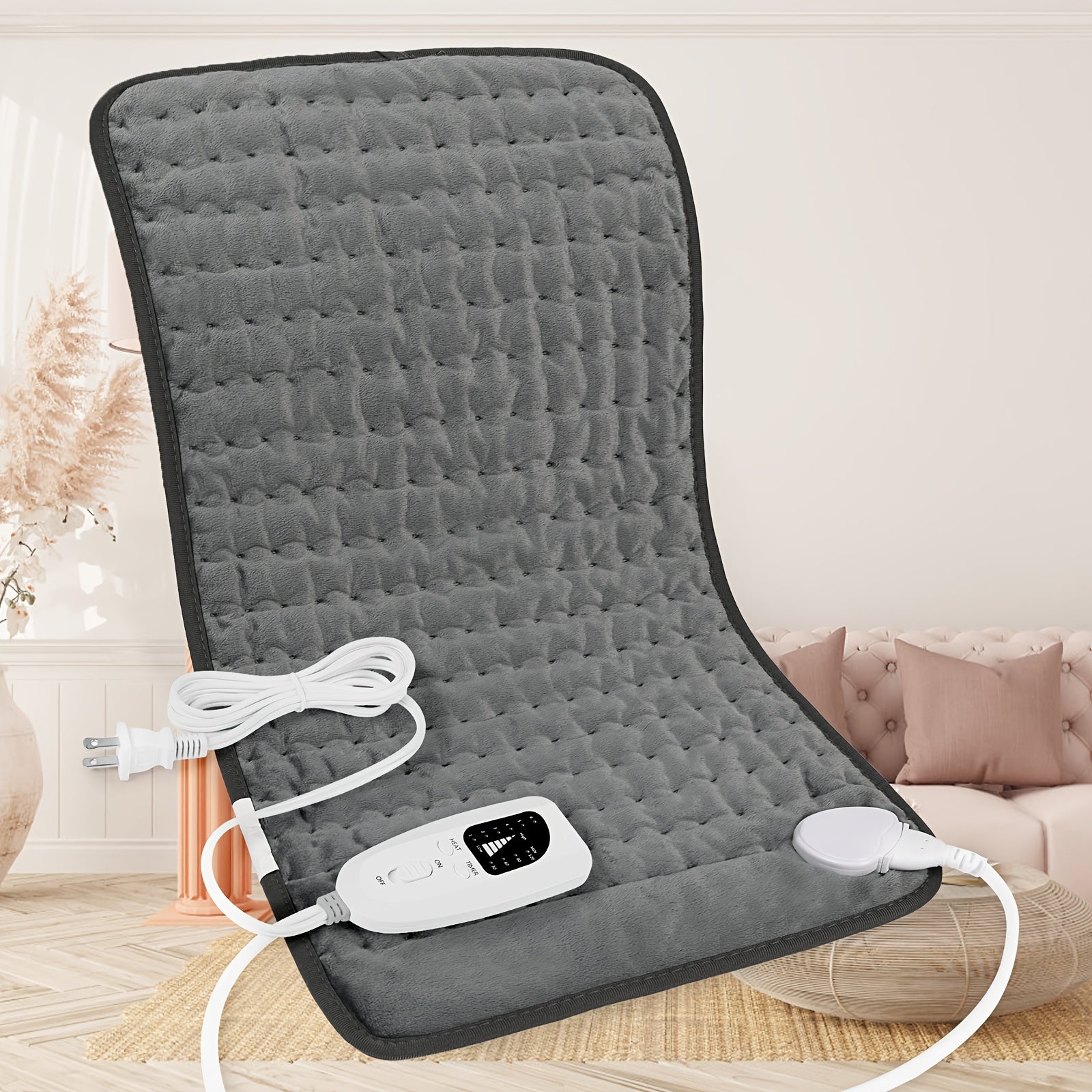 Electric - Ultra-Soft Flannel & Rapid Heating Tech | XL 24"x12" Coverage | 6-Temp Control Up to 140°F | 2H Auto Off & Overheat Protection | Machine Washable | Relieve,, Discomfort | Perfect Holiday Gift for Parents, Home Relax, Therapeutic Heat,